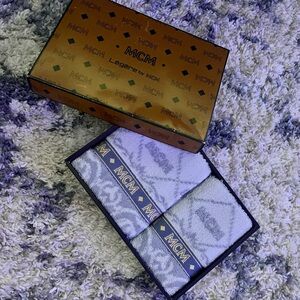 MCM Legere embroidered hand towel set of 2